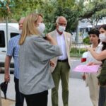 Baro başkanlarından Ebru ve Aytaç’a destek ziyareti