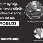 TTB: Dr. Turgut Erkutlu’yu da Covid-19 nedeniyle kaybettik
