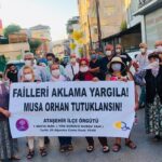 Tecavüzcü Musa Orhan’ın serbest bırakılması 1 Mayıs Mahallesinde protesto edildi