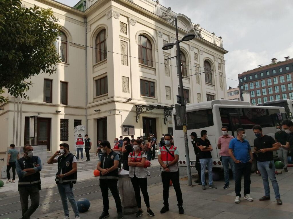 Kadıköy’de Cudi yangını protestosuna engelleme