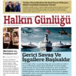 Halkın Günlüğü’nün 8.Sayısı ‘’Gerici Savaş ve İşgallere Başkaldır’’ manşetiyle çıktı