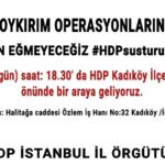 HDP’den baskınlara karşı yapılacak eyleme çağrı: “Faşizme karşı olan herkesi dayanışmaya, buluşmaya çağırıyoruz”