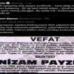Gazeteci Şirin Payzın’a ölüm ilanlı tehdit