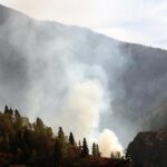 Artvin Murgul’da siyanür havuzu kurulmak istenen bölgede orman yangını
