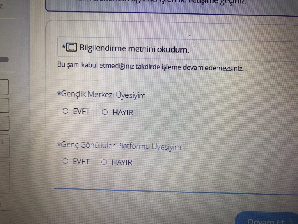 KYK başvurularında ‘AKP’li misiniz’ sorusu