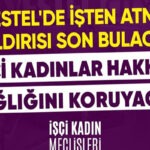İşçi Kadın Meclisleri, Vestel’deki işten çıkarmalara karşı dört ilde eylem yapacağını açıkladı