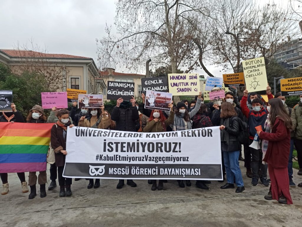 MSGSÜ öğrencileri: “Kayyumlar gidinceye kadar mücadelemize devam edeceğiz”