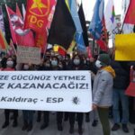 ESP ve Kaldıraç’a yönelik gerçekleştirilen baskınlarda gözaltına alınan 44 kişi İzmir’e götürüldü