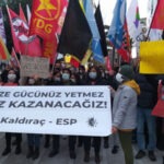ESP ve Kaldıraç’a yönelik gözaltı saldırıları protesto edildi