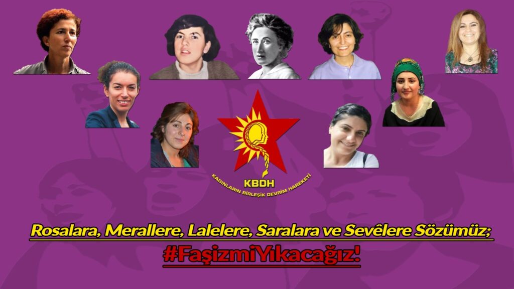 KBDH’den açıklama: ”Rosalara, Merallere, Lalelere, Saralara ve Sevêlere Sözümüz; Faşizmi Yıkacağız”