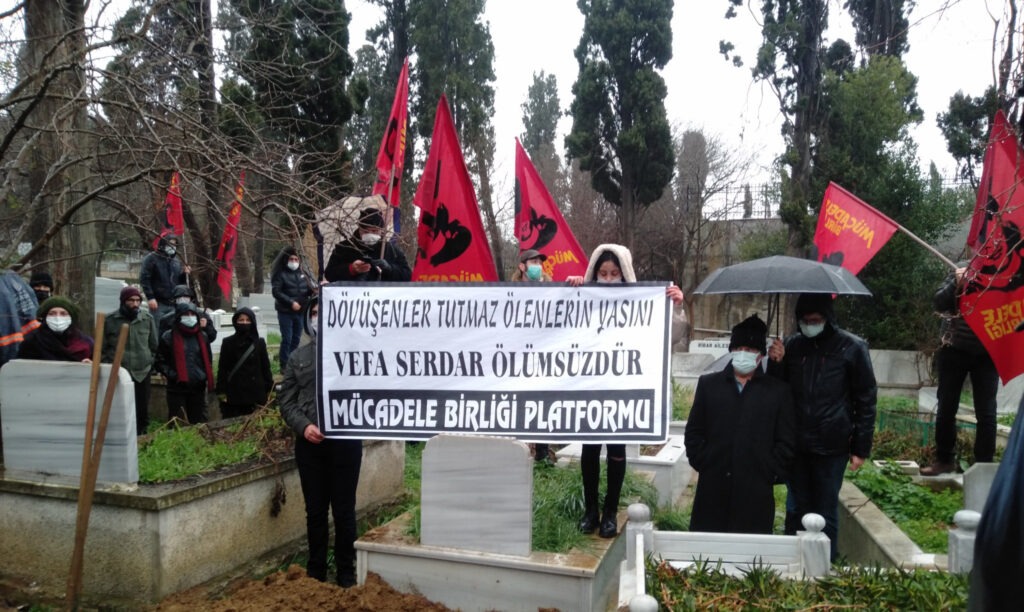 Mücadele Birliği dergisi yazarı ve 19-22 Aralık direnişçisi Vefa Serdar son yolculuğuna uğurlandı