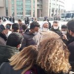 Çağlayan Adliyesi önünde dokuz kişi gözaltına alındı