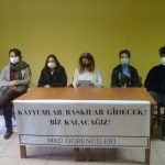 MKÜ öğrencileri: Kayyumlar baskılar gidecek, biz kalacağız