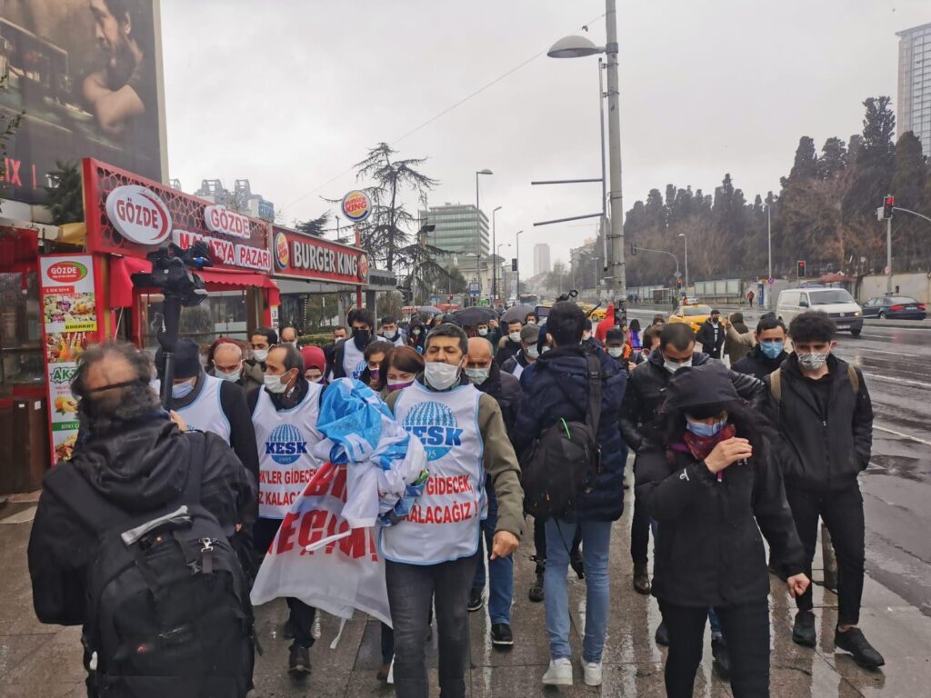 KESK Ankara’ya yürüyor