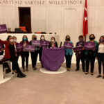 İstanbul Sözleşmesinden çıkılması mecliste protesto edildi