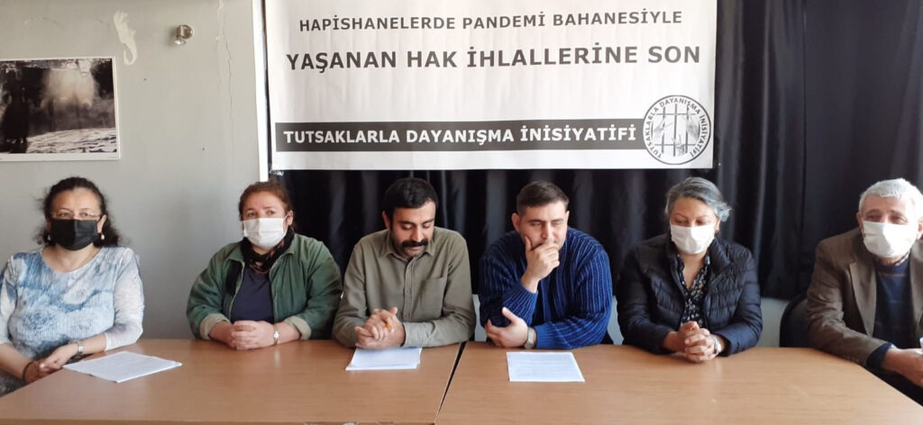 TDİ’den basın açıklaması: Hapishanelerde pandemi bahanesiyle uygulanan hak ihlalleri ve baskılara son!