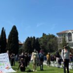 Boğaziçi direnişi 100’üncü gününde: Öğrenciler ve akademisyenler hep birlikte rektörlüğe sırt döndü