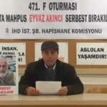 F Oturumu: Ömür biçilen 76 yaşındaki hasta tutsak Eyvaz Akıncı serbest bırakılsın