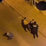 Şampiyonluk kutlaması yapan taraftarlara bekçi saldırısı