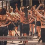 FEMEN’den Almanya’nın bir çok yerinde İstanbul Sözleşmesi eylemi