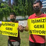 Adana belediyesinde hiçbir gerekçe gösterilmeden işten atılan işçiler oturma eylemine başladı