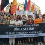 Taksim Tünel’de yüzlerce kişi Konya Katliamı’nı protesto ediyor