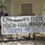 Yunanistan’da kadınlar Türk konsolosluğu önünde eylem yaptı