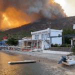 Milas’taki orman yangını Mazı köylerine sıçradı, yangının Çökertmeye doğru ilerlediği kaydediliyor