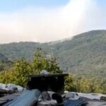 Dersim’de bombardıman sonrası çıkan orman yangını devam ediyor