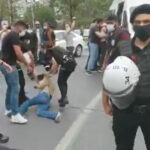 Şişli Belediyesi önünden Ankara’ya yürümek isteyen işçilere polis saldırdı
