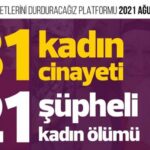 Bir ayda 31 kadın erkekler tarafından katledildi