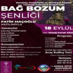 Dersim Belediyesi ve Ovacık Doğal Kooperatifi’nin katkılarıyla gerçekleşecek olan ‘Elazığ Bağ Bozum şenliği” bugün yapılıyor
