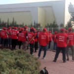Konya Kentpar’da işçiler fabrika önünde direnişe başladı