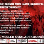 İstanbul Meslek Odaları Koordinasyonu: “Barınamıyoruz” diyen gençlerin yanındayız