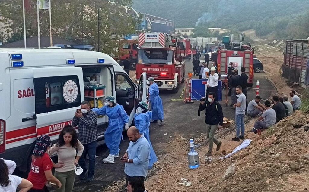 Bursa’da kimya fabrikasında patlama: 1 işçi hayatını kaybetti