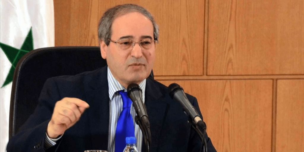 Suriye Dışişleri Bakanı Mikdad: Türkiye’nin Suriye’den çekilme ve işgalinin son bulmasının vakti geldi