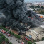 Bursa’da tekstil fabrikasında yangın