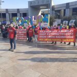 Neo Trend işçileri Forum İstanbul AVM önünde mücadele ve dayanışma çağrısı yaptı