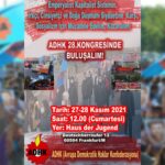 ADHK, 28. Kongresini 27-28 Kasım 2021 tarihlerinde Frankfurt’ta gerçekleştirecek