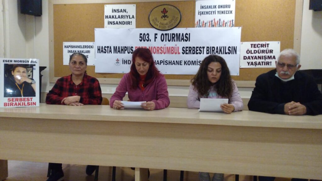 Ağır hasta tutsak Eser Morsümbül’ün serbest bırakılması çağrısı