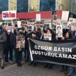 Özgür Ülke saldırısı protesto edildi