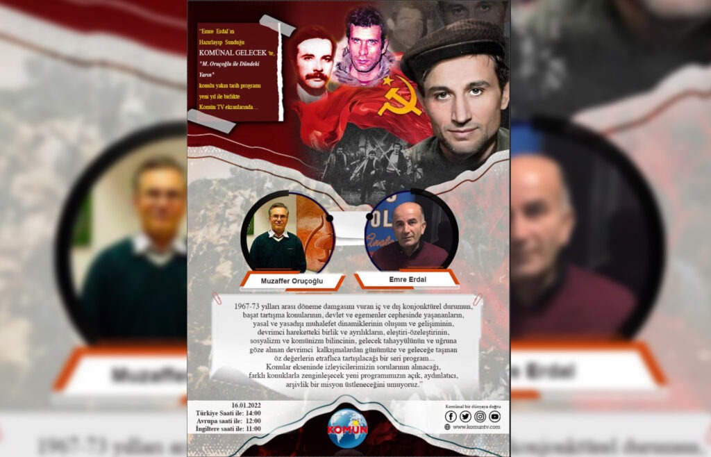 Komünal Gelecek programı “Muzaffer Oruçoğlu ile Dündeki Yarın” başlığıyla izleyici karşısına çıkıyor!