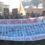 Yasak ve engellemelere rağmen yüzlerce kişi Maraş’ta yürüdü