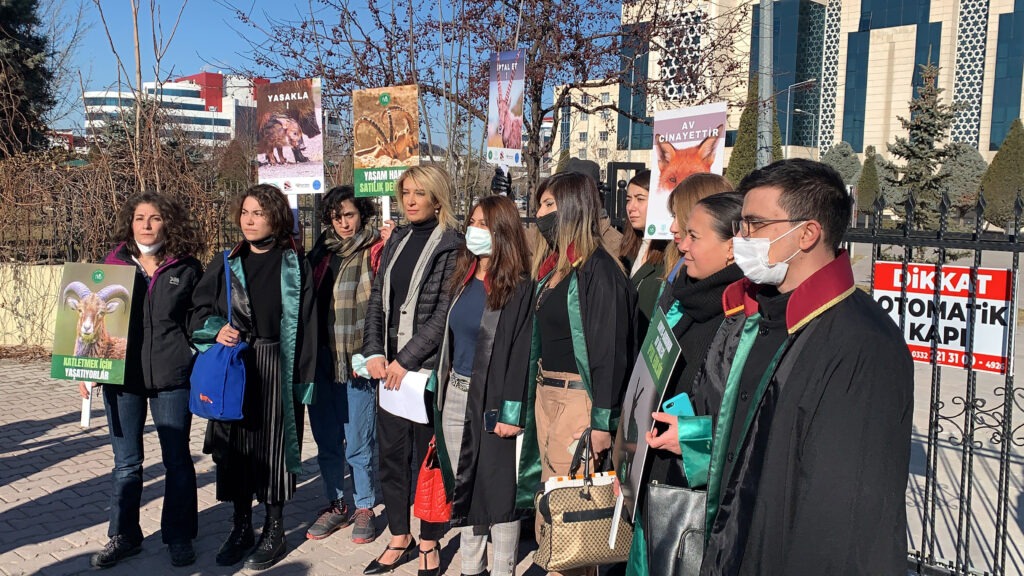 Türkiye Vegan Derneği’nin yaban hayvanlarının avlanılmasına karşı açtığı davanın ilk duruşması görüldü