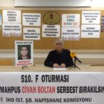 “Hapishanede kalamaz” raporuna rağmen tahliye edilmeyen hasta tutsak Civan Boltan’ın durumuna dikkat çekildi