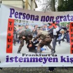 Maden işçisine tekme atan Yusuf Yerkel’in atanması, Frankfurt’ta protesto edildi