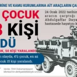 TİHV: Son 4 yılda zırhlı araç çarpması sonucu 18 kişi öldü