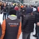 Trendyol işçileri yüzde 11’lik zam teklifine karşı eylem başlattı