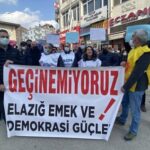 Elazığ’da zamlara karşı eylem