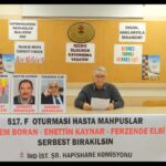 F Oturumu: Engelli ve ağır hasta tutsaklar serbest bırakılsın